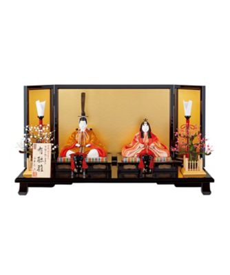 ＜金林真多呂＞【送料無料】【ＥＣＮｏ．Ｍ－３７】真多呂作　木目込親王飾りセット