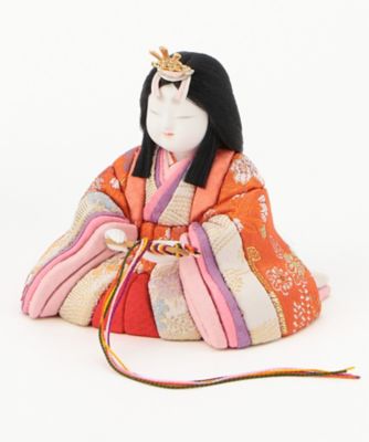 送料無料】【ECNo．M－46】真多呂作 木目込親王収納飾りセット