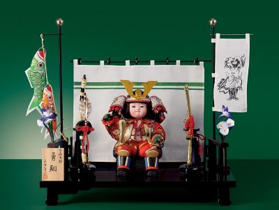 ＜金林真多呂＞【送料無料】【ＥＣＮｏ．Ｍ－５４】真多呂作　大将飾り「勇翔」セット