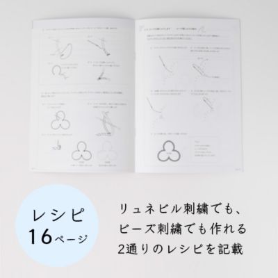 刺繍キット　「小さなお花のピアス　“Ｐｅｔｉｔｅｓ　Ｆｌｅｕｒｓ”」