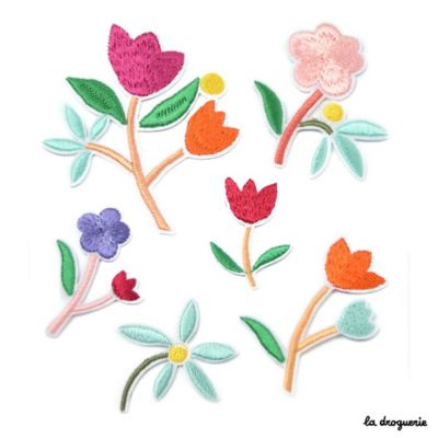 刺繍ワッペンコレクション「フラワーマルシェ」