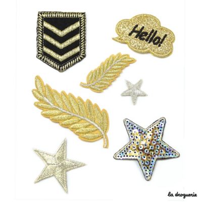 刺繍ワッペンコレクション「星」