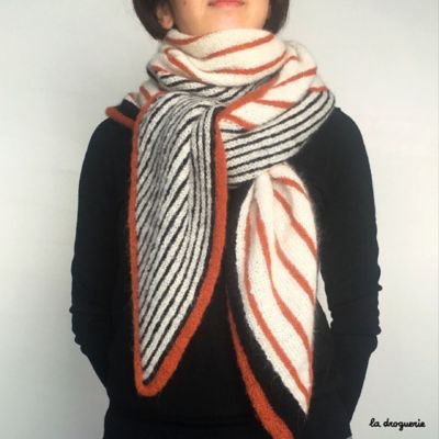 La Droguerie/ラ・ドログリー 編み物キット「ショール　ＫＡＭＯＧＡＷＡ」