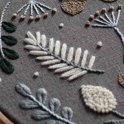 北欧のウール刺繍キット－小さな森のモチーフ－ | 三越伊勢丹 