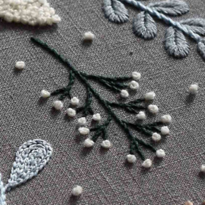 北欧のウール刺繍キット－小さな森のモチーフ－ | 三越伊勢丹オンラインストア・通販【公式】