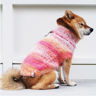 HYGGELE×Paddy＞SPACE DYE LAME KNIT