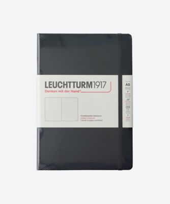 ＜LEUCHTTURM1917＞７４６７【年内届】ミディアム　Ａ５ノート　ハードカバー　ブラック　ドット【福袋】