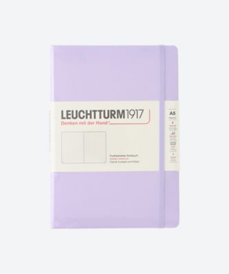 ＜LEUCHTTURM1917＞７４６９【年内届】ミディアム　Ａ５ノート　ハードカバー　ライラック　ドット【福袋】