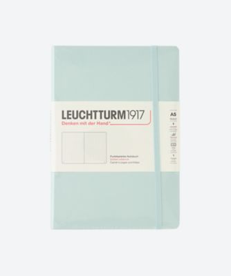 ＜LEUCHTTURM1917＞７４７４【年内届】ミディアム　Ａ５ノート　ハードカバー　ミントグリーン　ドット【福袋】