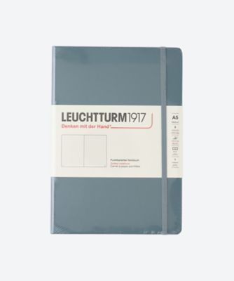 ＜LEUCHTTURM1917＞７４７５【年内届】ミディアム　Ａ５ノート　ハードカバー　ストーンブルー　ドット【福袋】