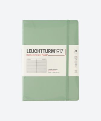 ＜LEUCHTTURM1917＞７４７１【年内届】ミディアム　Ａ５ノート　ハードカバー　セージ　横罫【福袋】