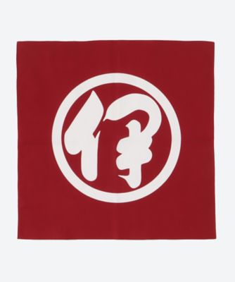 風呂敷　店章　赤