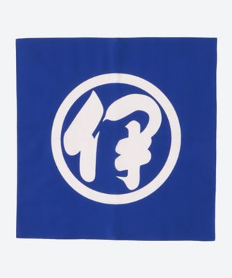 風呂敷　店章　青