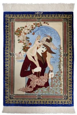 ＜PERSIA JAPAN＞７７１６【年明届】ペルシャ絨毯　クム【福袋】