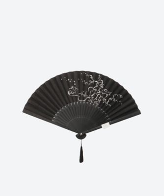 紳士扇子　波黒・鷹黒