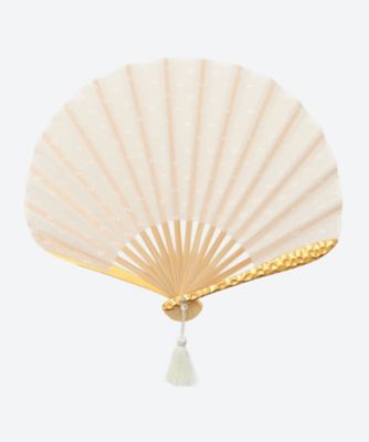 西川庄六商店/ニシカワショウロクショウテン MINAMO扇子 ピンク・ブルー・ホワイト・ネイビー・ブルーグレー ホワイト 【三越伊勢丹/公式】