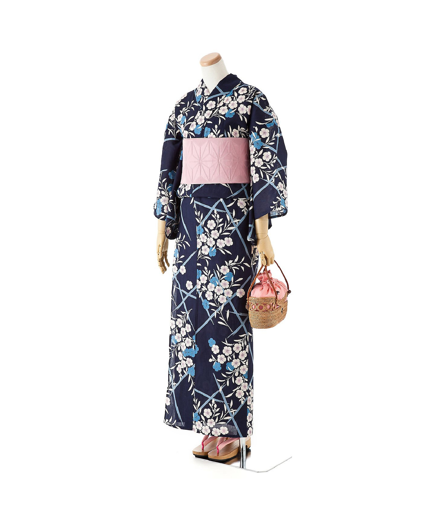 婦人浴衣 「竹垣に撫子」 | ファッション・服 | 三越伊勢丹オンライン