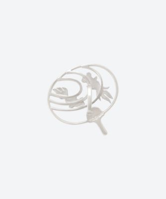 【受注生産商品】帯留　団扇　金魚