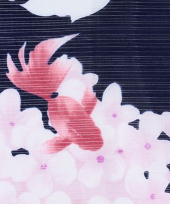 婦人ゆかた 紫陽花に金魚 K6506 | 古今/コキン | 三越伊勢丹