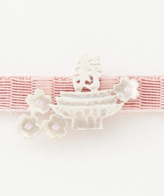 ＜T.O.D＞【受注生産商品】帯留　花見酒寿