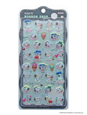 正規品　ボンボンドロップシール　スヌーピー　第1弾 ABCD４枚セット 抽選】ボンボンドロップシール churukira スヌーピー（4枚