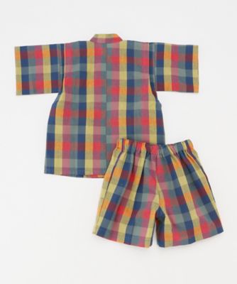 子ども甚平 カラーチェック 三越伊勢丹オンラインストア 公式