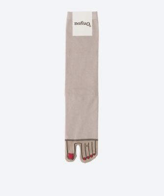 Onyva/オニヴァ 足指足袋型ラメソックス エクリュ 伝統衣装小物【三越伊勢丹/公式】