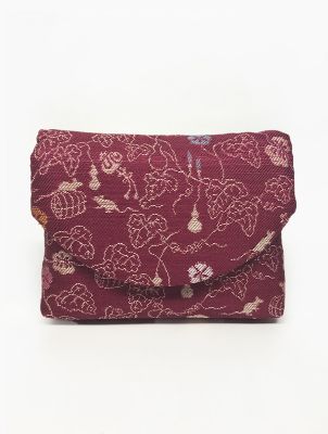 中島洋一/ナカジマヨウイチ 瓢箪唐草福鼠文錦ジュエリーポケット 赤紫【三越伊勢丹/公式】