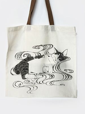 【⭐️激レア⭐️】sumika × inゼリー コラボ　トートバッグ 石塚智之手描き・トートバッグ『ハチ』 | アトリエ・Kinami(石塚智之