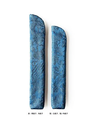 ＜アトリエ・Kinami＞中島洋一・手織り扇子袋『四季鳳凰紋緞子』