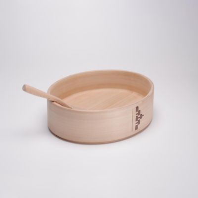7645【年明け届】＜柴田慶信商店＞白木楕円隅丸飯切三合用【福袋