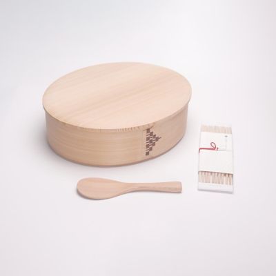 白木こまち弁当箱二段 | 柴田慶信商店/シバタヨシノブショウテン