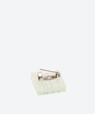 能登上布　ブローチ　浮布〔ｃｌｅａｒ　ｃｌｏｔｈ〕