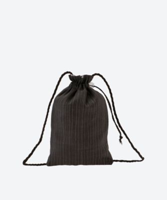 能登上布　巾着ポシェット