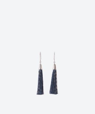 能登上布　ピアス　絣房