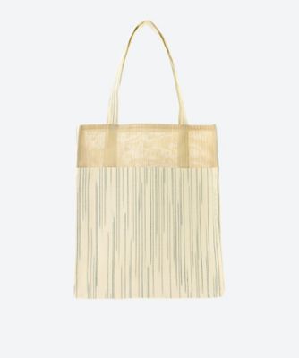 ＜能登上布 YAMAZAKI NOTOJOFU＞能登上布　トートバック縞