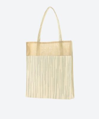 能登上布　トートバック縞