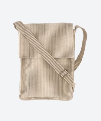 能登上布 YAMAZAKI NOTOJOFU/ノトジョウフ ヤマザキノトジョウフ 能登上布 ショルダーバッグ 長型 ベージュ 伝統衣装小物【Web限定】【三越伊勢丹/公式】