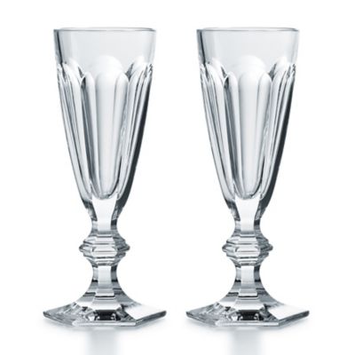 ＜Baccarat＞アルクール　シャンパンフルート　２客セット（２８１１７９９）