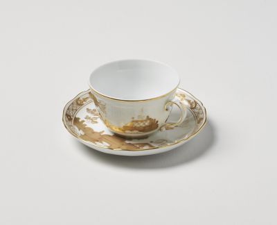 ＧＩＮＯＲＩ １７３５/ジノリ１７３５ オリエンテイタリアーノ　アウルム　ティーカップ＆ソーサー