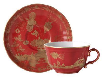 ＧＩＮＯＲＩ １７３５/ジノリ１７３５ オリエンテイタリアーノ ルブルム ティーカップ&ソーサー