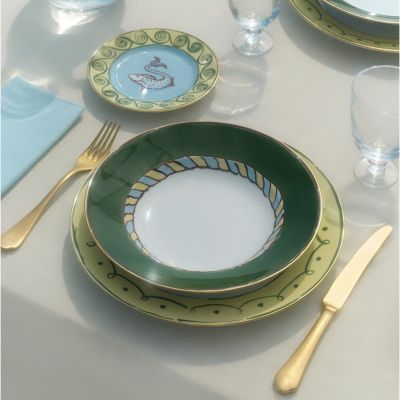 【最終値下げ】ジノリ1735 イルヴィアッジョ ネットゥーノ プレート 28cm イルヴィアッジョディネットゥーノ プレート16cm ホワイト