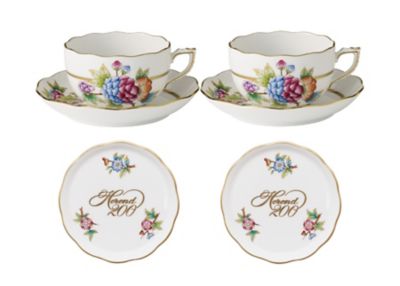 【ドリーム川西店御来店限定】  /FAJANCE/カップ&ソーサー4客セット/中古品【2125560000007305】 Rinka カップ＆ソーサー《4客セット》[ペア カップ 4人 家族 コーヒー