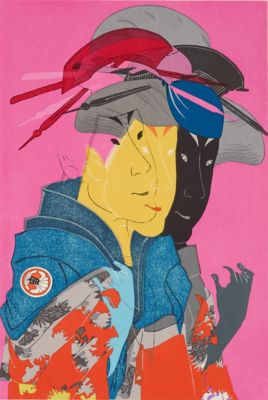 摺れ摺れ草‐芸者姿の二代目瀬川富三郎