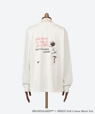 ｂｒａｎｄａｌｉｓｅｄ ｂｏｔａｎｉｚｅ ｂａｎｋｓｙ ａｒｔ ｌｏｎｇ ｔ ｓｈｉｒｔ ｄｒｅａｍ ｂｉｇ ホワイト 三越伊勢丹オンラインストア 公式