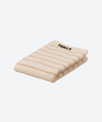 TEKLA/テクラ ウォッシュクロス　３０×３０ｃｍ　Ｓｉｅｎｎａ　Ｓｔｒｉｐｅｓ