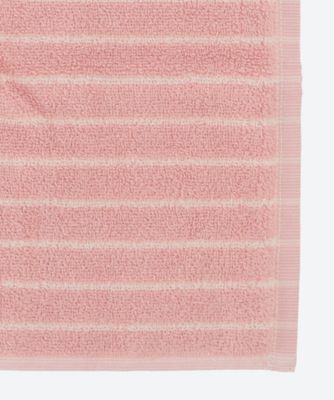 ゲストタオル　３０×５０ｃｍ　Ｓｈａｄｅｄ　Ｐｉｎｋ　Ｓｔｒｉｐｅｓ