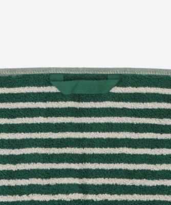ゲストタオル　３０×５０ｃｍ　Ｔｅａｌ　Ｇｒｅｅｎ　Ｓｔｒｉｐｅｓ