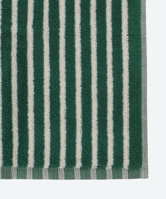 ゲストタオル　３０×５０ｃｍ　Ｔｅａｌ　Ｇｒｅｅｎ　Ｓｔｒｉｐｅｓ
