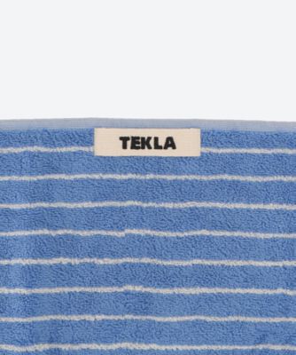 ゲストタオル　３０×５０ｃｍ　Ｃｌｅａｒ　Ｂｌｕｅ　Ｓｔｒｉｐｅｓ